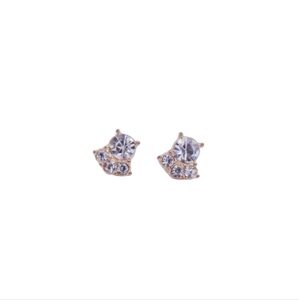 Gold stud earrings hypoallergenic nickle and lead free‎